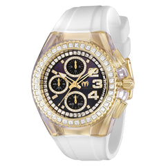 Technomarine Men's Watch - Cruise Glitz Chronograph MOP Dial White Strap | TM-121059