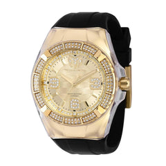 Technomarine Men's Watch - Cruise Glitz Gold Tone Dial Silicone Strap | TM-121093