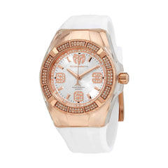 Technomarine Men's Watch - Cruise Glitz Rose Steel Case Silicone Strap | TM-121091