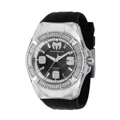 Technomarine Men's Watch - Cruise Glitz Silver Steel Case Silicone Strap | TM-121089