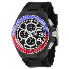 Technomarine Men's Watch - Cruise Jellyfish Chronograph Black Dial Strap | TM-121186