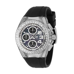Technomarine Unisex Watch - Cruise Quartz Chronograph Black MOP Dial Strap | TM-121054