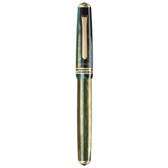 Tibaldi Fountain Pen - N.60 Retro Zest Barrel with 18k Gold Trim