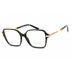 Tiffany Women's Eyeglasses - Clear Demo Lens Black Plastic Square Frame | 0TF2222 8001