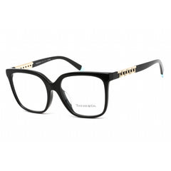 Tiffany Women's Eyeglasses - Clear Lens Black Plastic Square Frame | 0TF2227F 8001