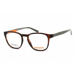Timberland Men's Eyeglasses - Dark Havana Rectangular Full-Rim Frame | TB1745 052