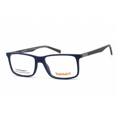 Timberland Men's Eyeglasses - Matte Blue Rectangular Full-Rim Frame | TB1650 091