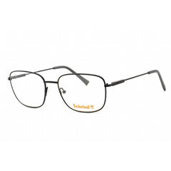 Timberland Men's Eyeglasses - Rectangular Shape Shiny Black Metal Frame | TB1757 001
