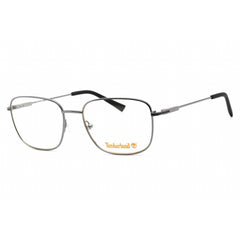 Timberland Men's Eyeglasses - Rectangular Shiny Dark Nickeltin Frame | TB1757 006