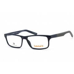 Timberland Men's Eyeglasses - Shiny Blue Rectangular Full-Rim Frame | TB1666 090