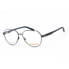 Timberland Men's Eyeglasses - Shiny Gunmetal Geometric Full-Rim Frame | TB1734 008