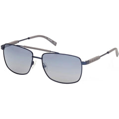 Timberland Men's Sunglasses - Matte Blue Pilot Frame Polarized Lens | TB9240 6191D