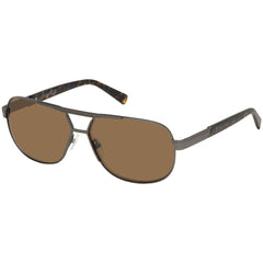 Timberland Men's Sunglasses - Pilot Metal Frame Brown Polarized Lens | TB9213 6309H