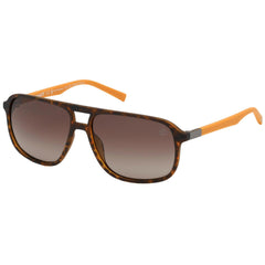 Timberland Men's Sunglasses - Polarized Brown Gradient Lens Square Frame | TB9200 52H