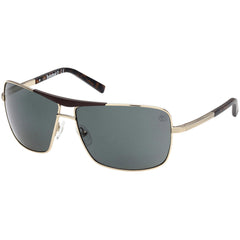 Timberland Men's Sunglasses - Polarized Green Lens Shiny Gold Frame | TB9258 32R