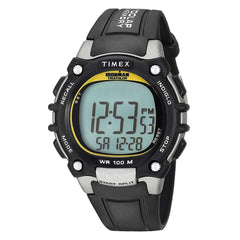 Timex Chronograph Watch - Men's Ironman Classic 100 Black Strap | T5E231JV