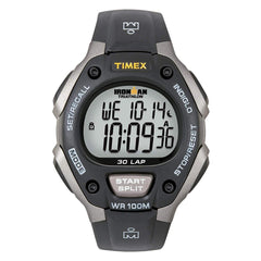 Timex Chronograph Watch - Men's Ironman Classic 30 Black Strap | T5E901JV