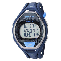 Timex Chronograph Watch - Unisex Ironman Sleek 50 Blue Strap | TW5M17600JV