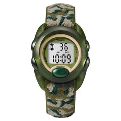 Timex Kids Chronograph Digital Watch - Elastic Camo Fabric Strap | T71912XY