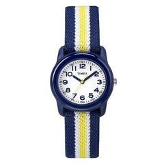 Timex Kids Strap Watch - Analog White Dial Elastic Fabric | TW7C05800XY