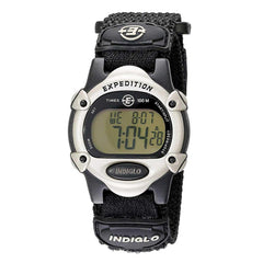 Timex Men's Chronograph Watch - Expedition Digital Grey Dial Nylon & Rubber Strap | T47852JV