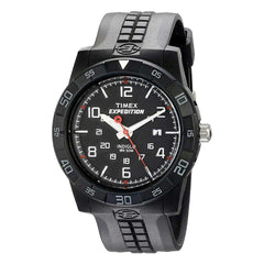 Timex Men's Strap Watch - Expedition Quartz Black Dial Black Resin | T49831JV