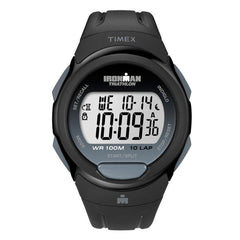 Timex Men's Strap Watch - Ironman Essential Alarm Digital Dial Blue Resin| TW5M16500J