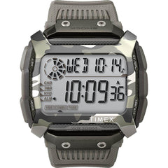 Timex Men's Watch - Command Grey Plastic Strap Digital Display | TW5M18300