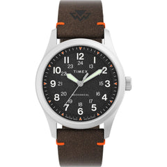 Timex Men's Watch - Expedition North Mechanical Brown Leather Strap | TW2V64300JR