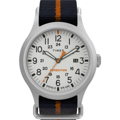 Timex Men's Watch - Expedition North Sierra White Dial Blue Fabric Strap | TW2V22800VQ