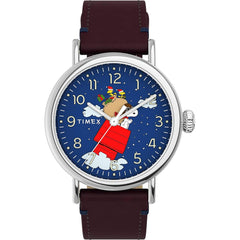 Timex Men's Watch - Standard Peanuts Snoopy and Woodstock Christmas | TW2U86500VQ
