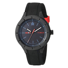 Timex Strap Watch - Men's Ironman Essential Black Silicone | TW5M16800JV
