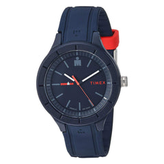 Timex Strap Watch - Men's Ironman Essential Blue Silicone | TW5M17000JV