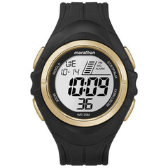 Timex Unisex Watch - Marathon Digital Dial Black Resin Strap | TW5M20900