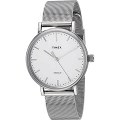 Timex Women's Quartz Watch - Fairfield White Dial Mesh Bracelet | TW2R26600VQ