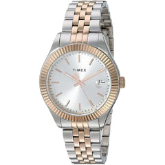 Timex Women's Quartz Watch - Waterbury Silver Dial Bracelet | TW2T87000VQ