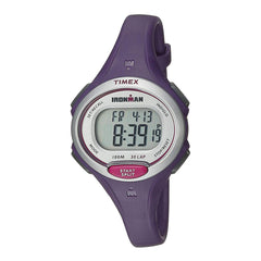 Timex Women's Strap Watch - Ironman Essential Digital Dial Purple Resin| TW5K90100JV