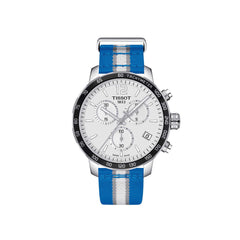 Tissot Men's Chrono Watch - Quickster Dallas Mavericks Silver Dial | T0954171703719