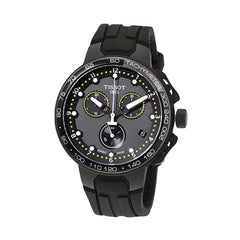 Tissot Men's Chrono Watch - T-Race Cycling Quartz Black Rubber Strap | T1114173705702