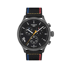 Tissot Men's Quartz Watch - Chrono XL Brooklyn Nets Black Dial Strap | T1166173705102