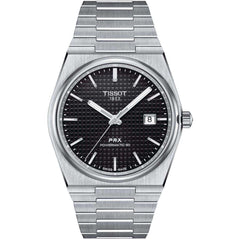 Tissot Men's Watch - PRX Powermatic 80 Black Dial Steel | T1374071105100