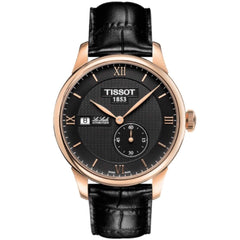 Tissot Men's Watch - T-Classic Le Locle Automatic Black Leather Strap | T0064283605800