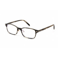Tom Ford Men's Eyeglasses - Black/Other Rectangular Plastic Frame | FT5647-D-B 005