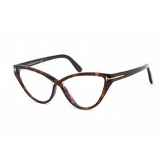 Tom Ford Men's Eyeglasses - Dark Havana Cat Eye Plastic Full-Rim Frame | FT5729-B 052