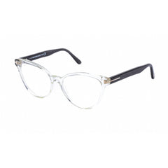 Tom Ford Men's Eyeglasses - Full Rim Crystal/Black Cat Eye Shape Frame | FT5639-B 026