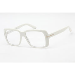 Tom Ford Men's Eyeglasses - Full Rim Rectangular Ivory Plastic Frame | FT5822-B 025