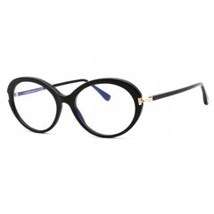 Tom Ford Men's Eyeglasses - Full Rim Shiny Black Rectangular Frame | FT5675-B 001