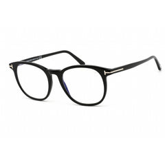 Tom Ford Men's Eyeglasses - Full Rim Shiny Black Rectangular Frame | FT5754-B 001