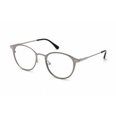 Tom Ford Men's Eyeglasses - Matte Anthracite Round Full-Rim Frame | FT5528-B 009