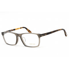 Tom Ford Men's Eyeglasses - Rectangular Shape Grey/Havana Plastic Frame | FT4295 020